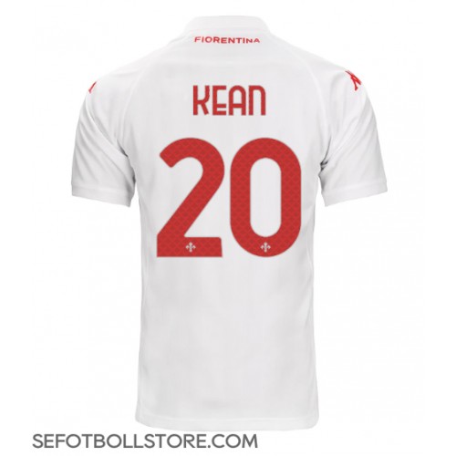Fiorentina Moise Kean #20 Replika Bortatröja 2024-25 Kortärmad